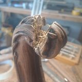 tête d'accoudoir fendue